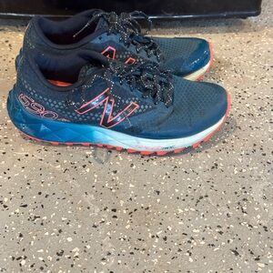 New Balance Navy and Coral Athletic Shoes